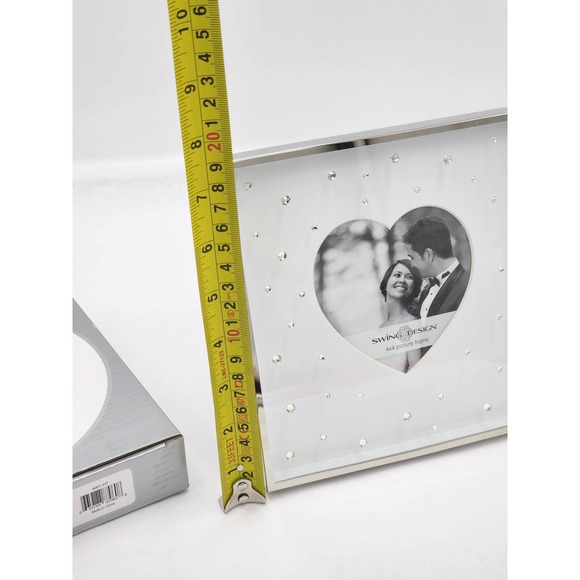 4x4 Picture Frame Celia Frame Fits 4x4 Photo Swing Design Bridal - Picture 6 of 8